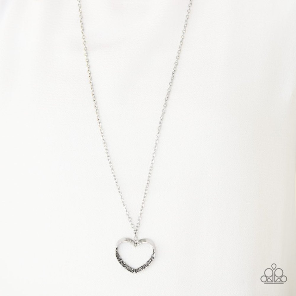 Bighearted Silver Necklace Set